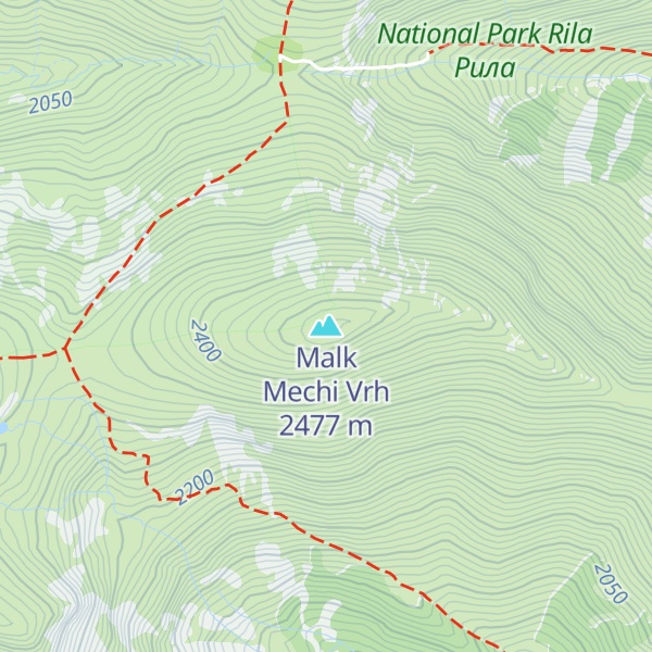 Map of Malk Mechi Vrh
