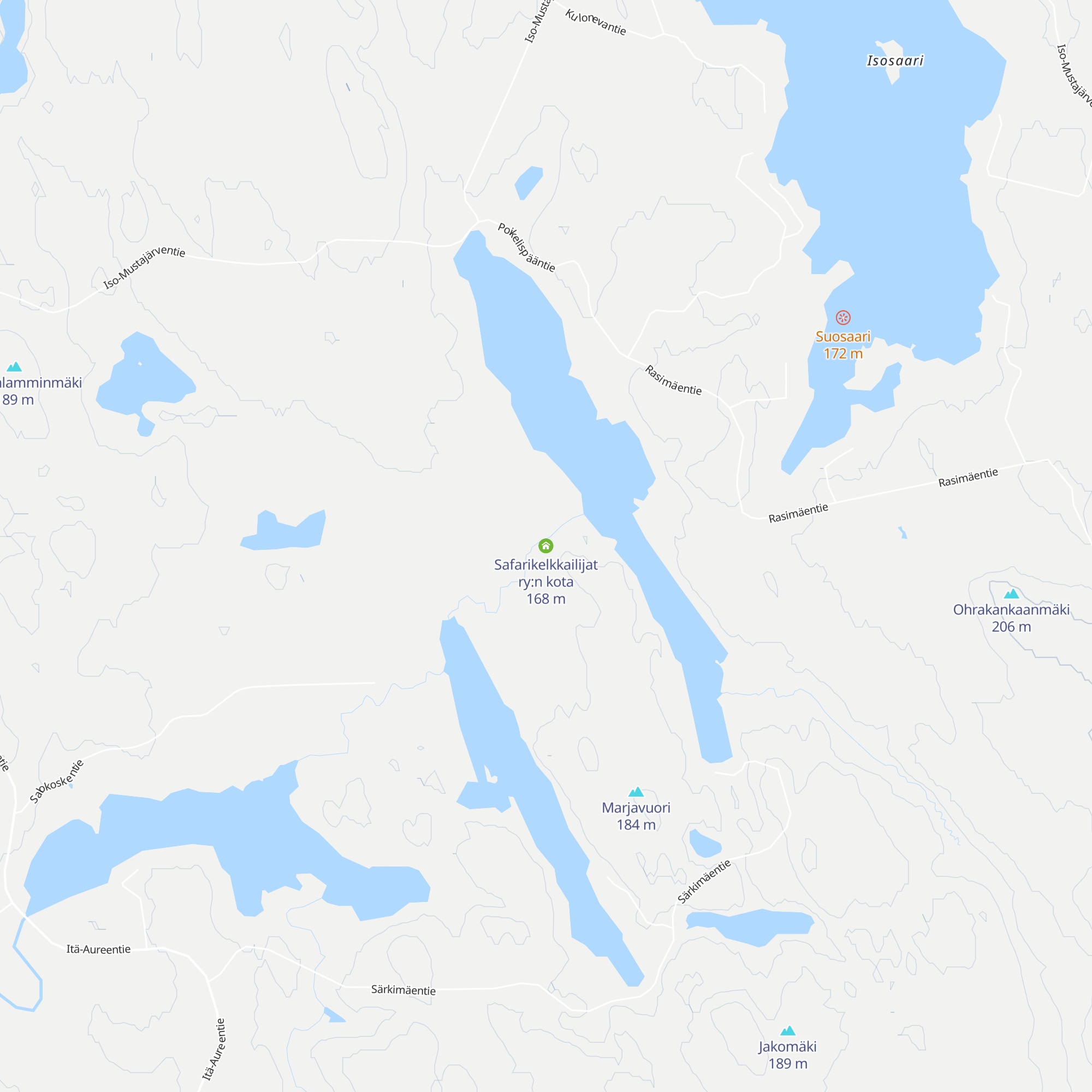 Safarikelkkailijat ry:n kota map
