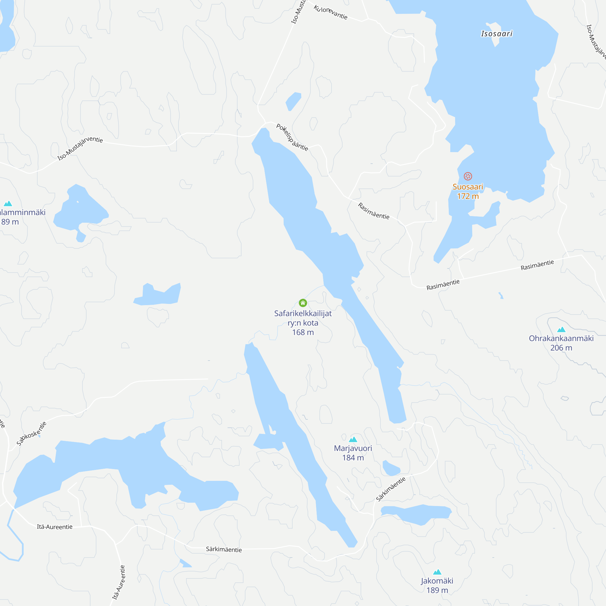 Safarikelkkailijat ry:n kota map