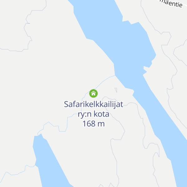 Map of Safarikelkkailijat ry:n kota