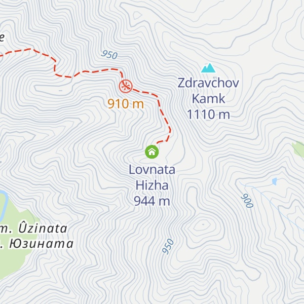 Map of Lovnata Hizha