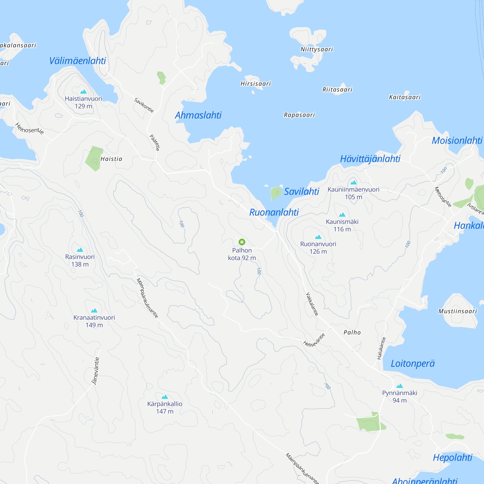 Palhon kota map
