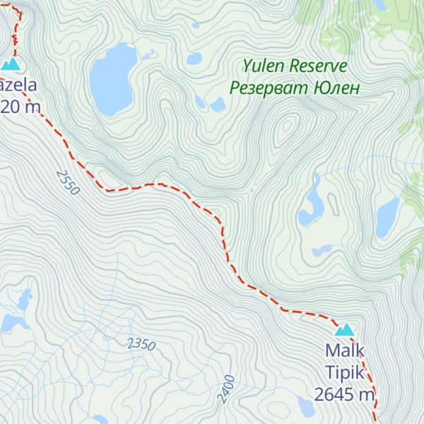 Map of Golyam Tipik