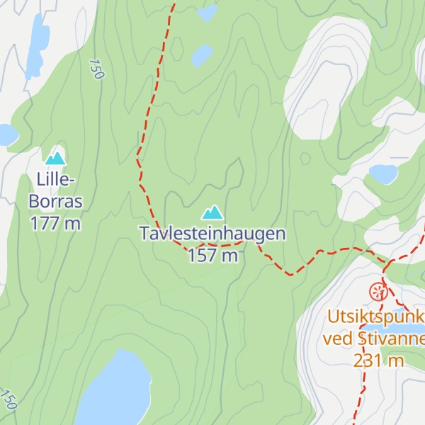 Map of Tavlesteinhaugen