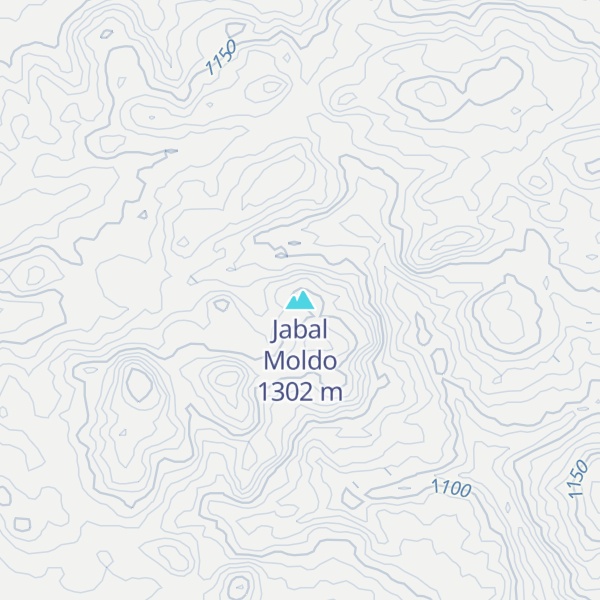 Map of Jabal Moldo