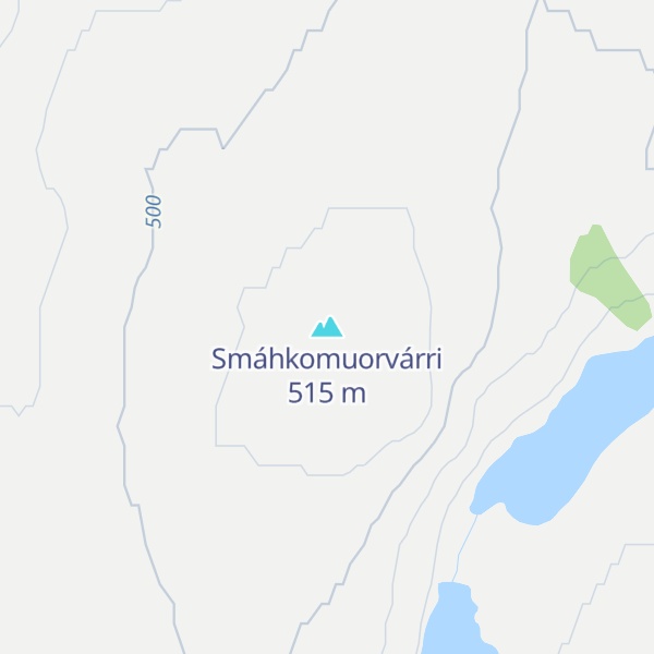 Map of Smáhkomuorvárri