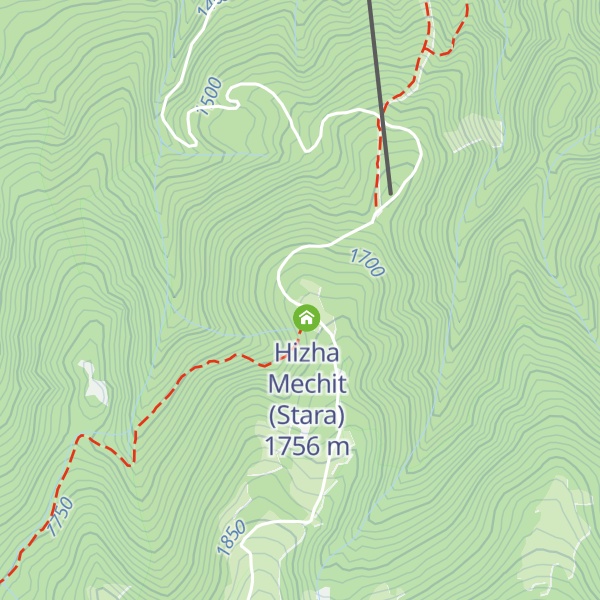 Map of Mechit hut