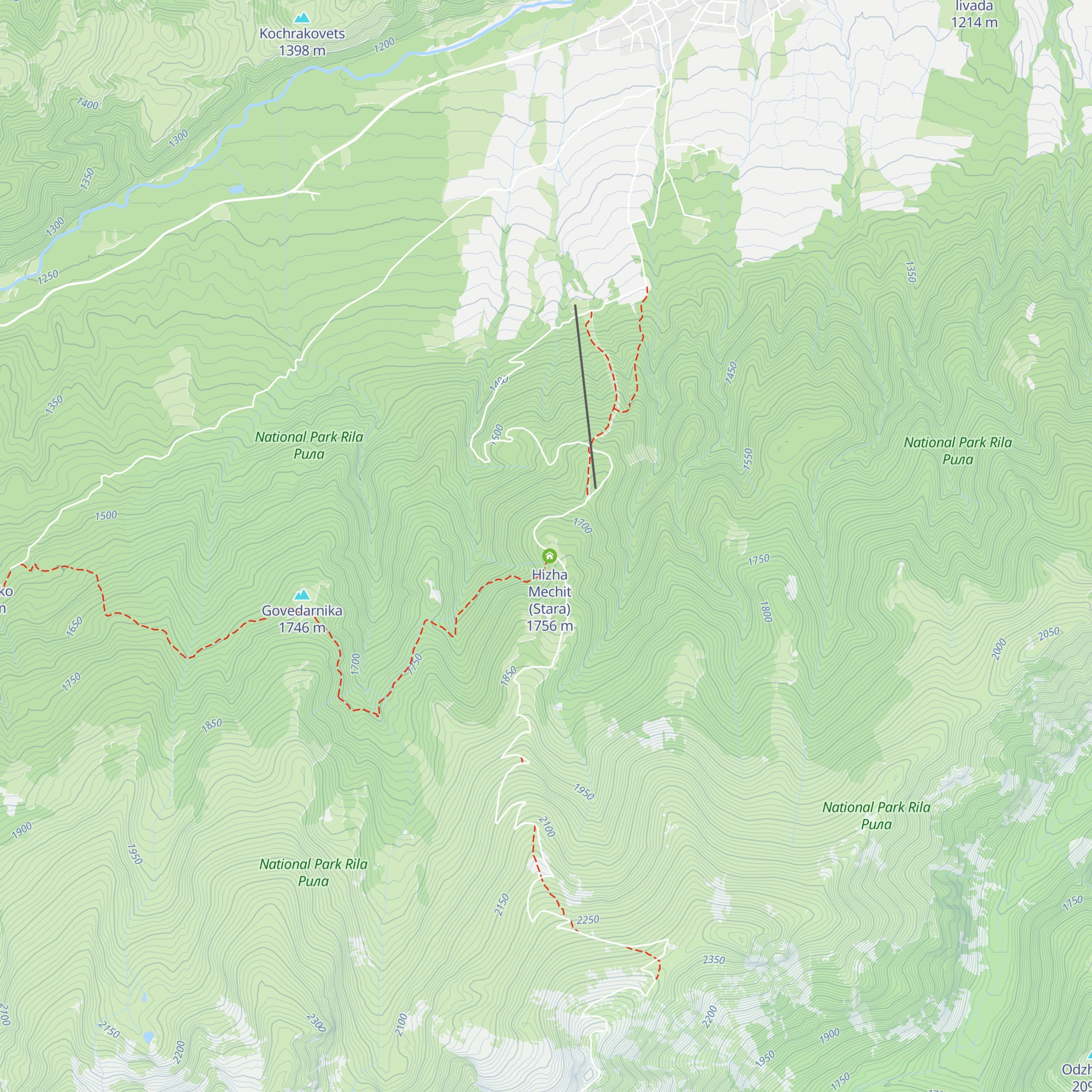 Mechit hut map
