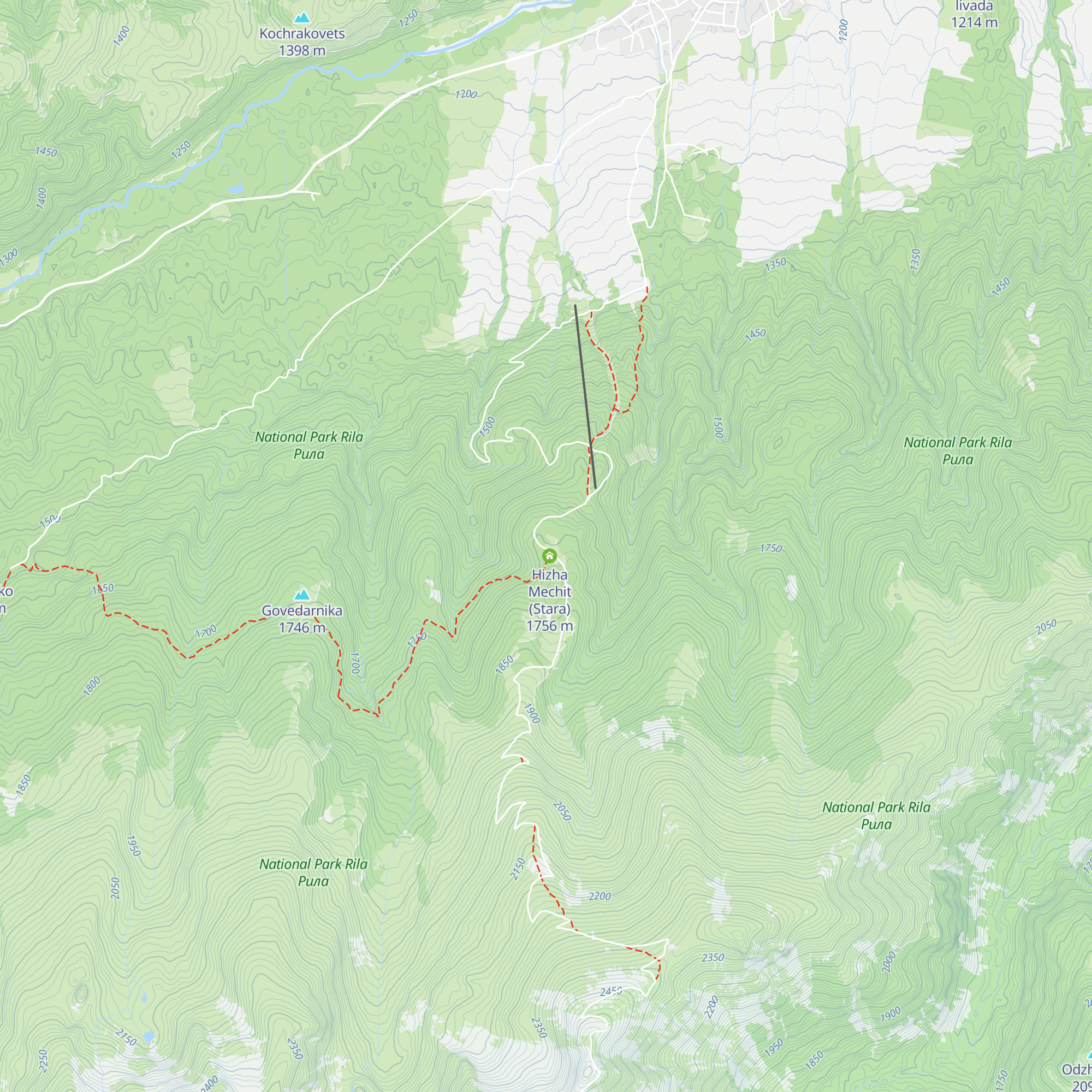 Mechit hut map