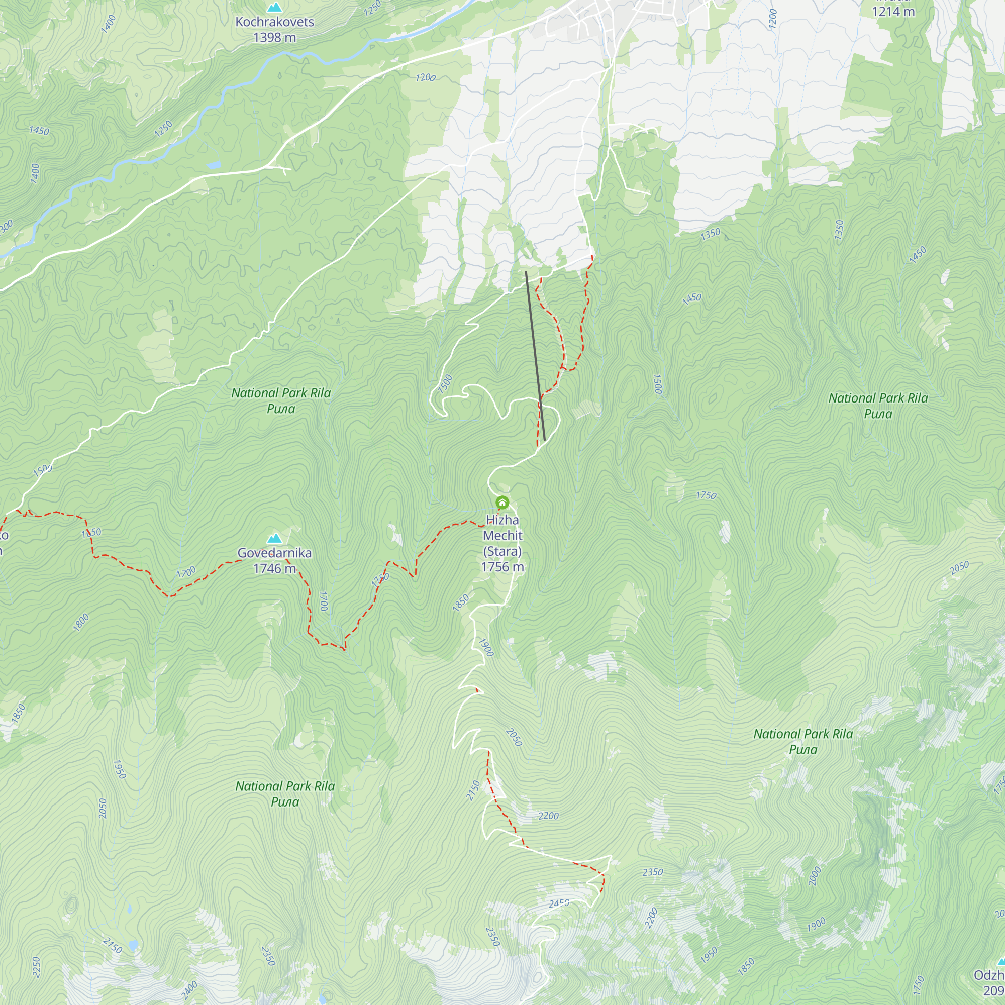 Hizha Mechit (Stara) map