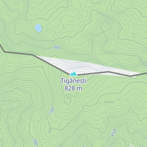 Map of Țigănești