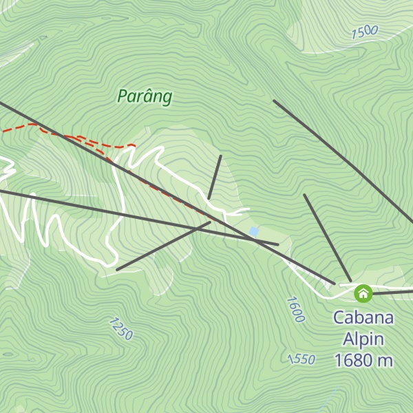 Map of Cabana Parâng