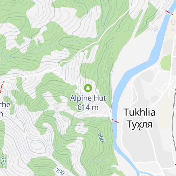 Map of Alpine Hut