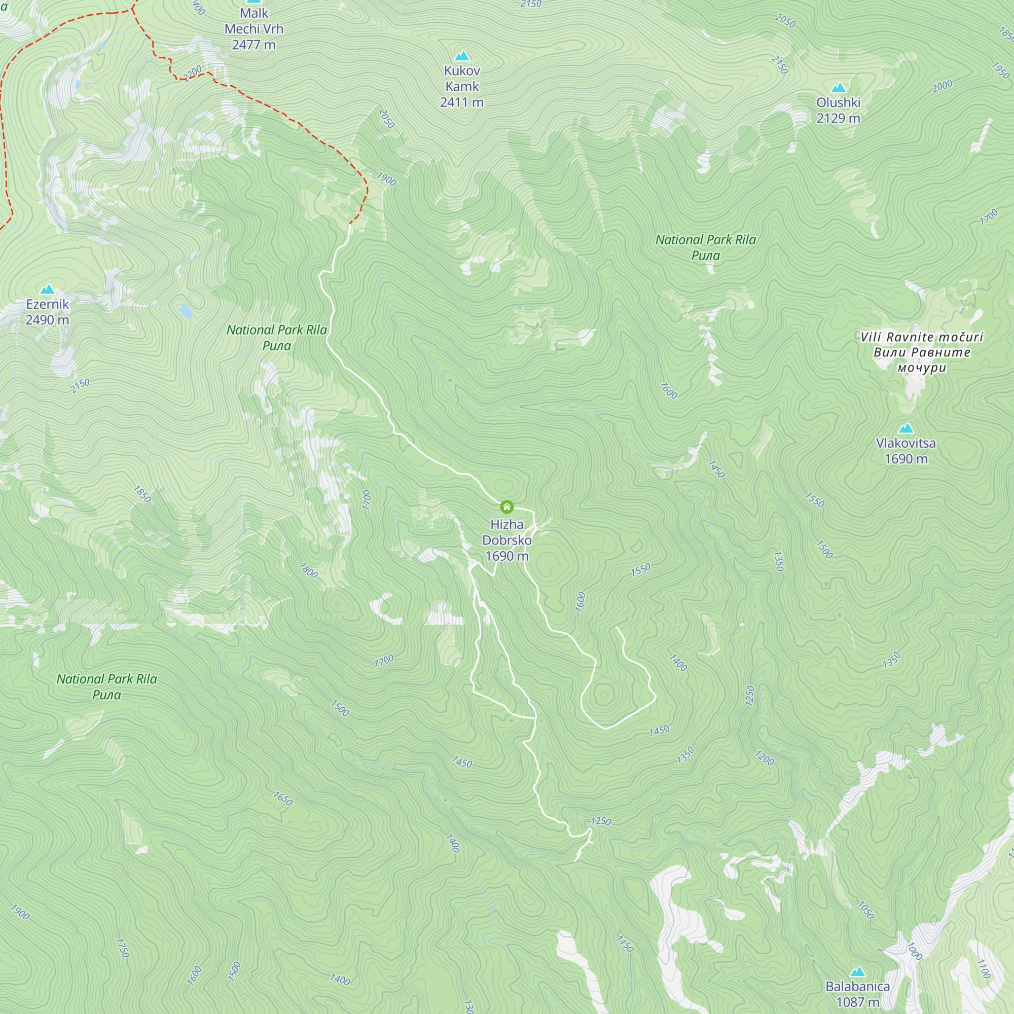 Hizha Dobrsko map