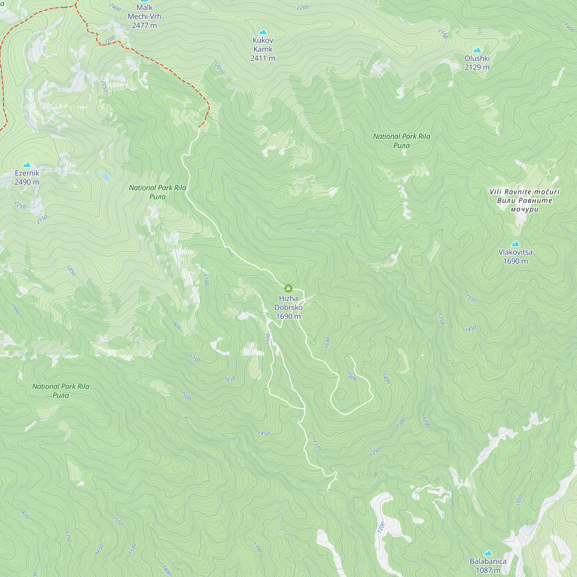 Hizha Dobrsko map