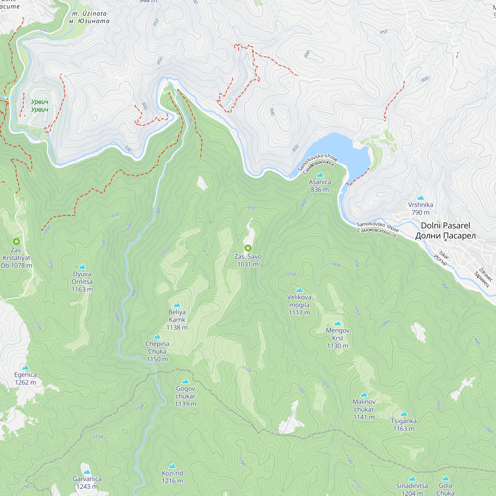 Zas. Savo map
