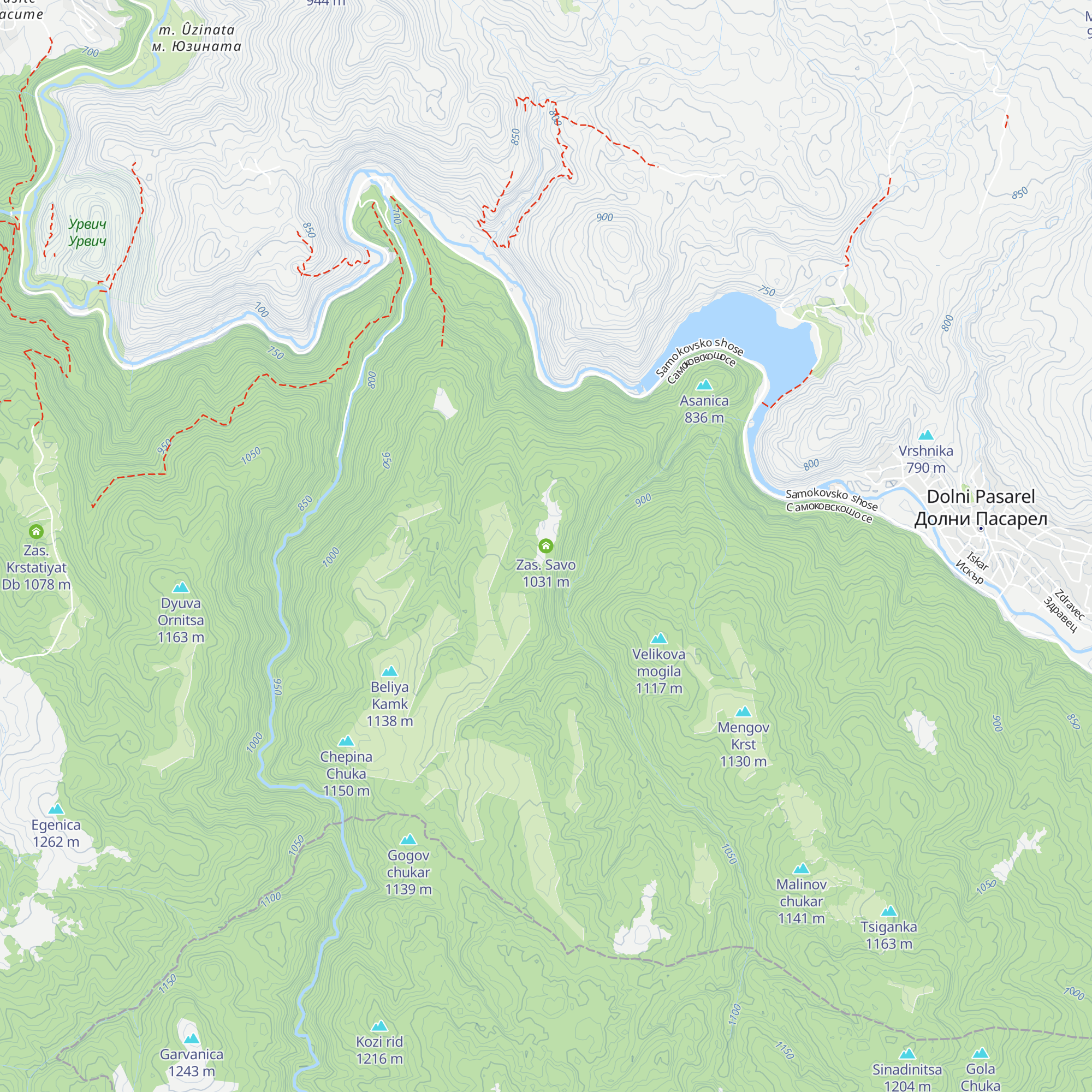 Zas. Savo map