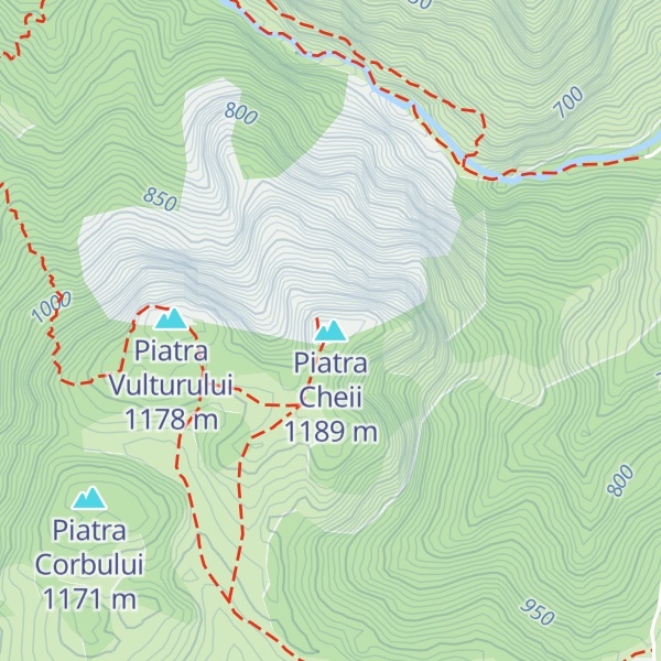 Map of Piatra Cheii