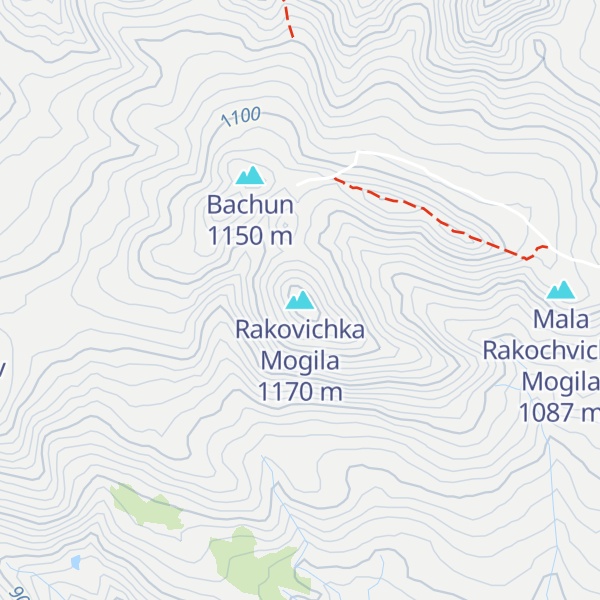 Map of Rakovichka Mogila