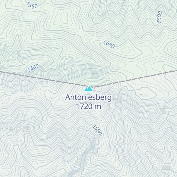 Map of Antoniesberg