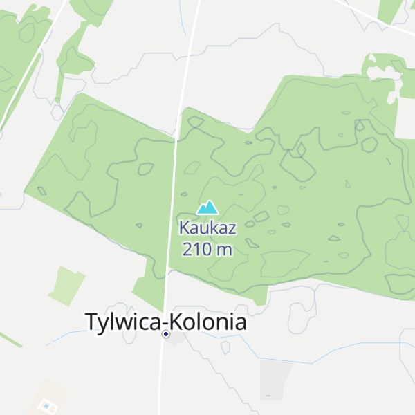 Map of Kaukaz