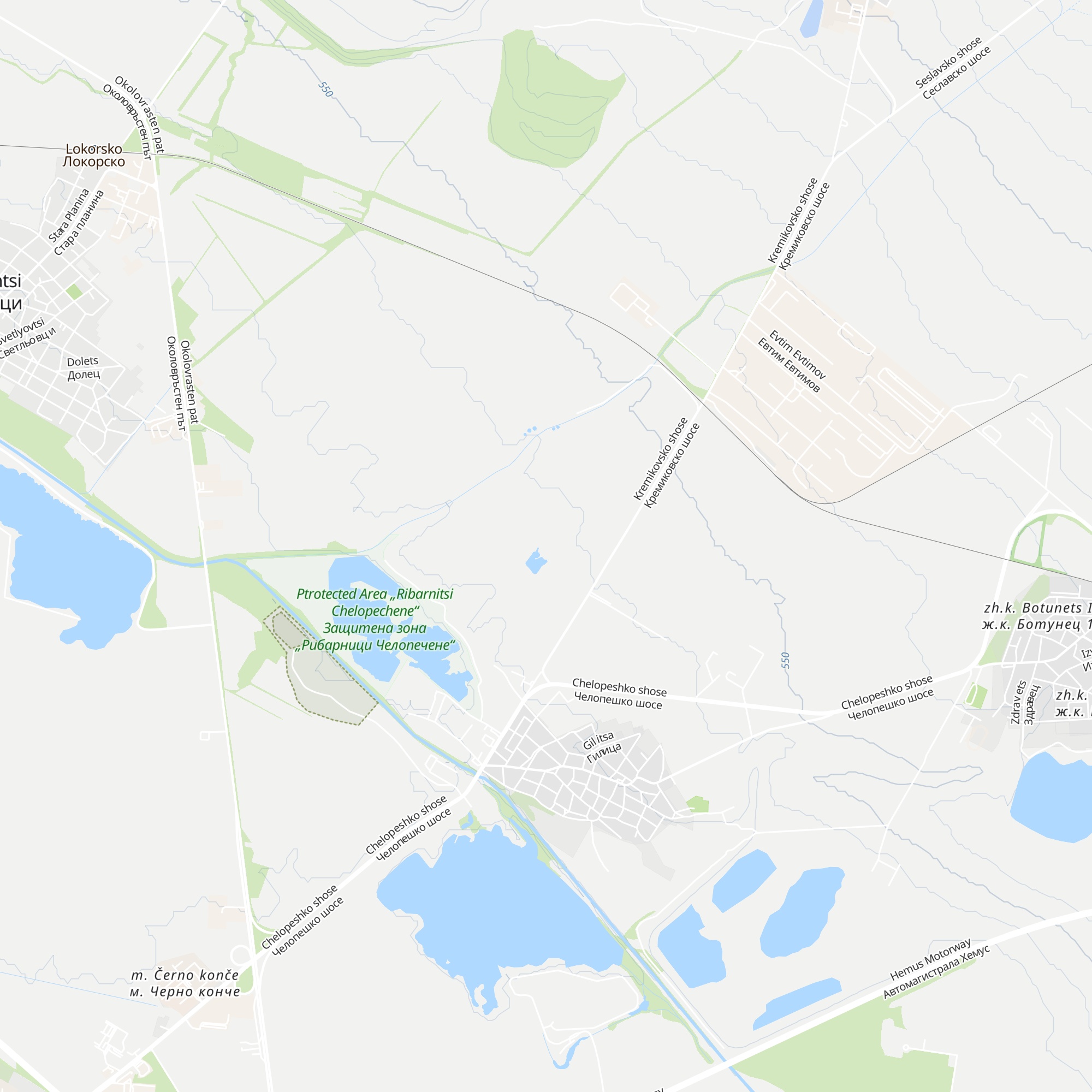 Lovna Hizha Kv. Chelopechene map