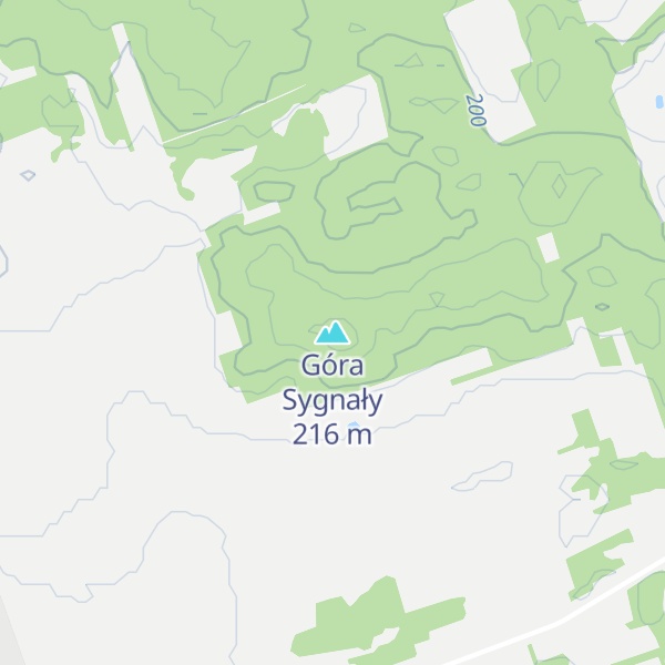 Map of Góra Sygnały