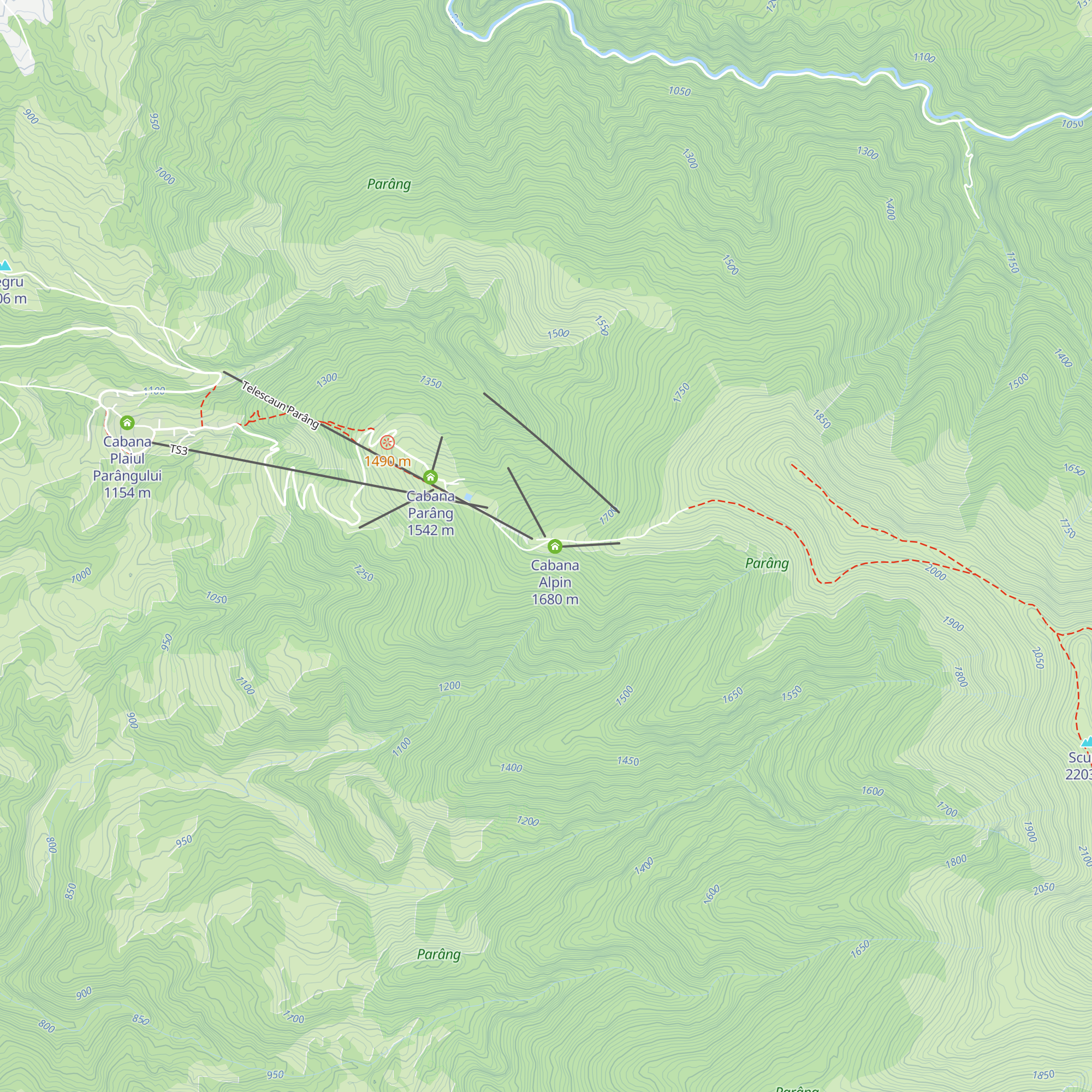 Cabana La Răzvan map