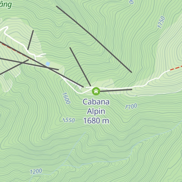 Map of Cabana La Răzvan