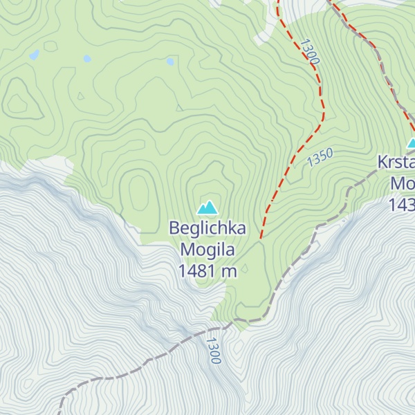 Map of Beglichka Mogila