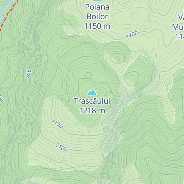 Map of Trascăului