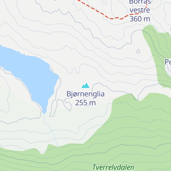 Map of Bjørnenglia