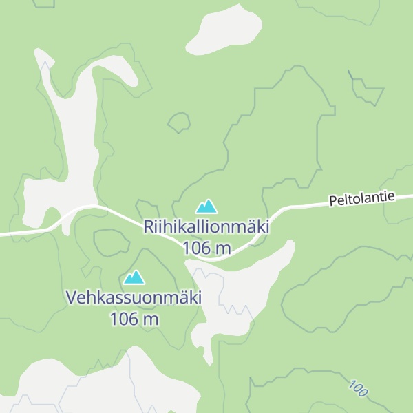 Map of Riihikallionmäki