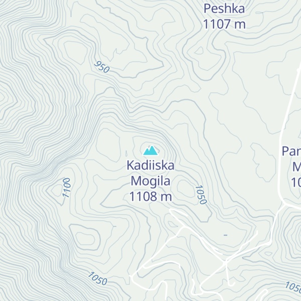 Map of Kadiiska Mogila
