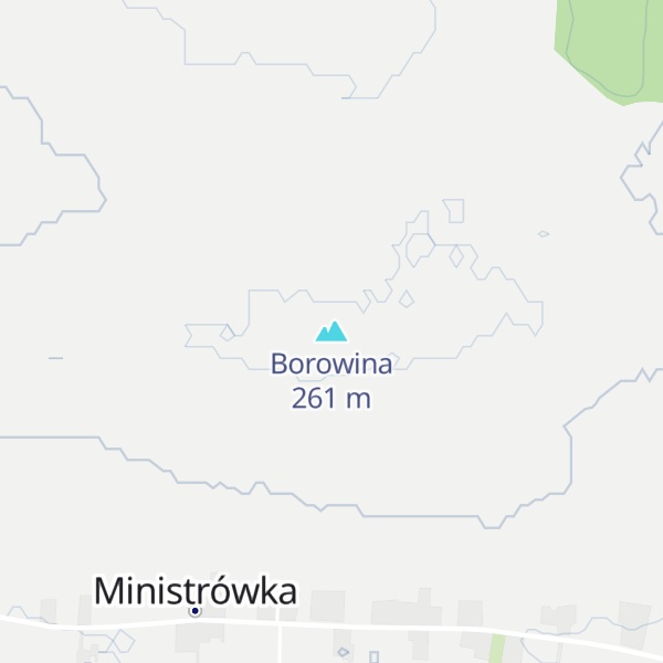 Map of Borowina