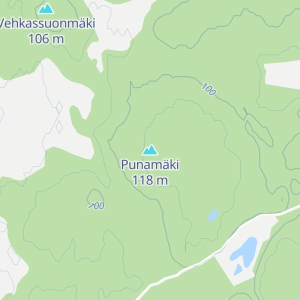 Map of Punamäki