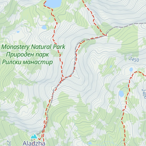Map of Karaalanica (Cherna Polyana)