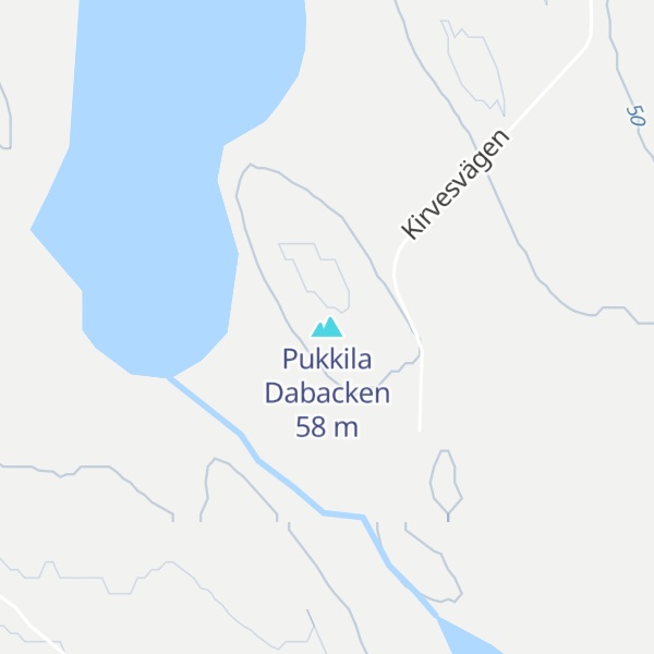 Map of Pukkila Dabacken
