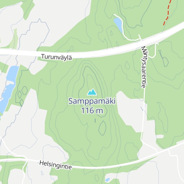 Map of Samppamäki