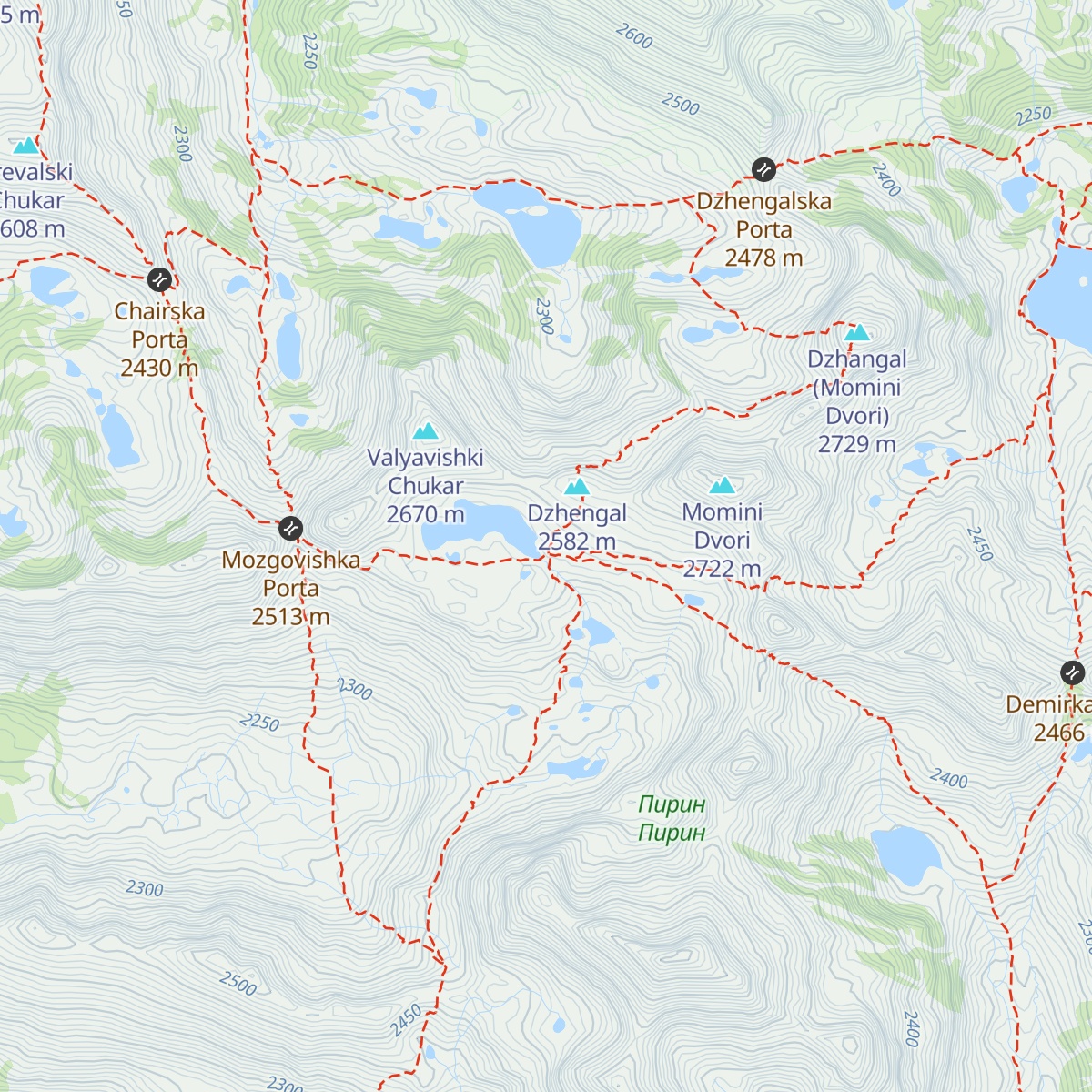 Tevno Ezero Shelter map