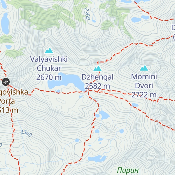Map of Tevno Ezero Shelter