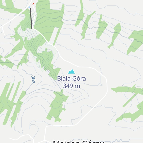 Map of Biała Góra