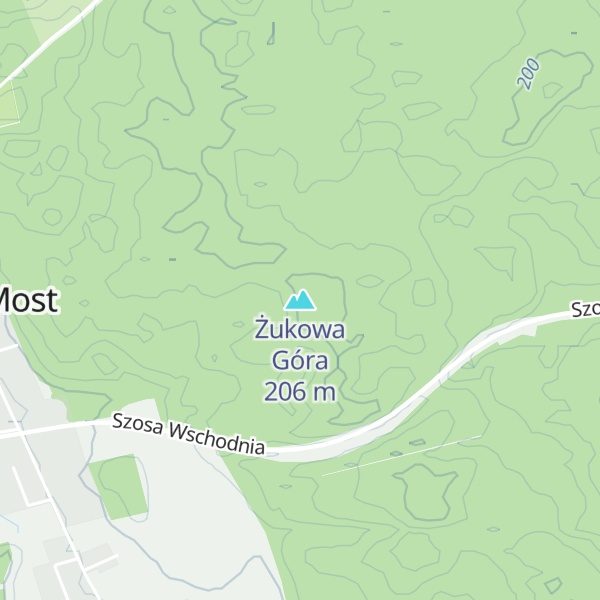 Map of Żukowa Góra