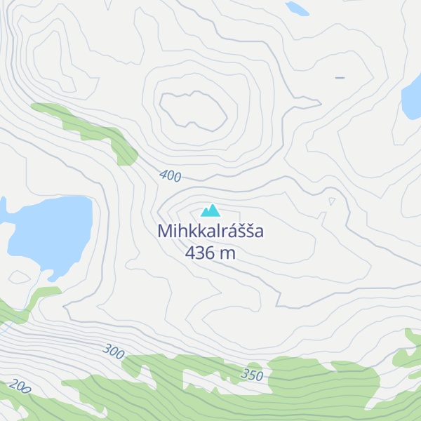Map of Mihkkalrášša