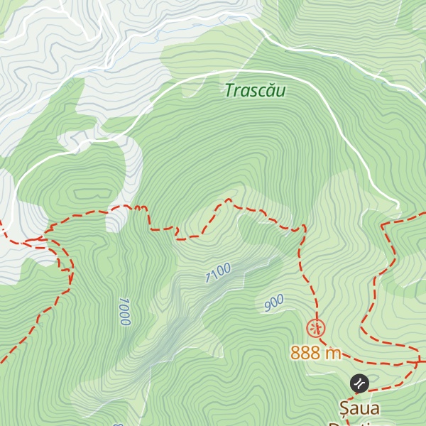 Map of Piatra Cetii