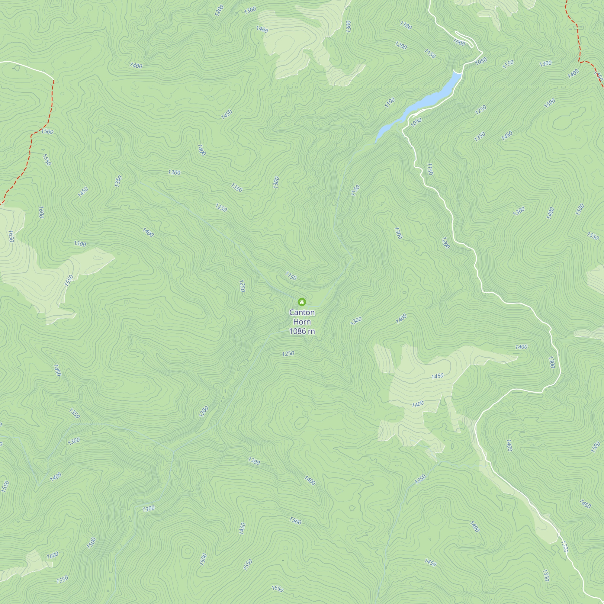 Canton Horn map