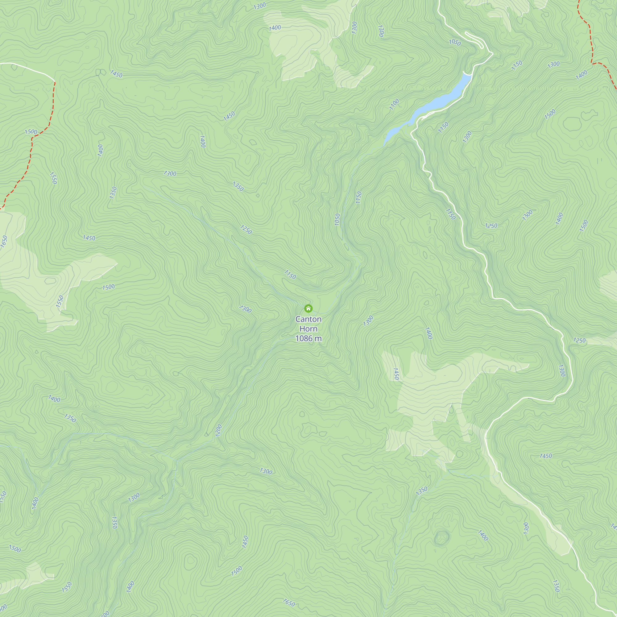 Canton Horn map