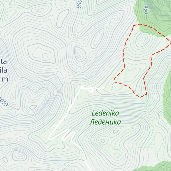Map of Xizha Ledenika