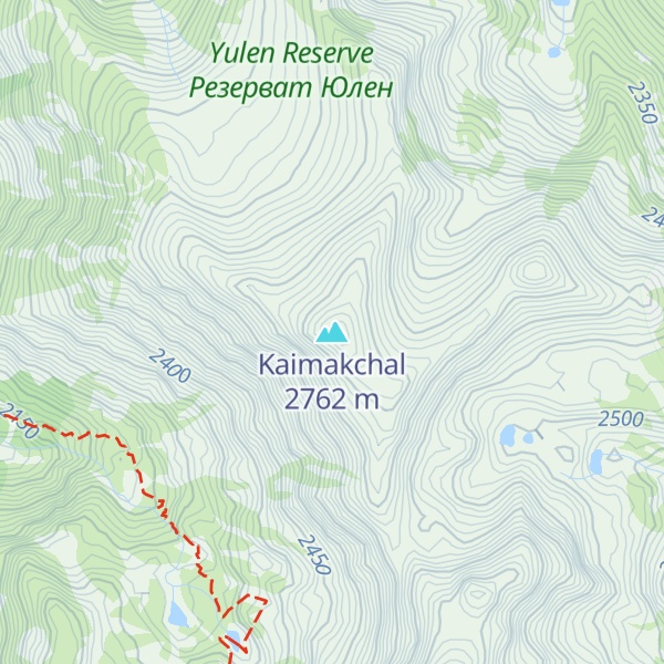 Map of Kaimakchal
