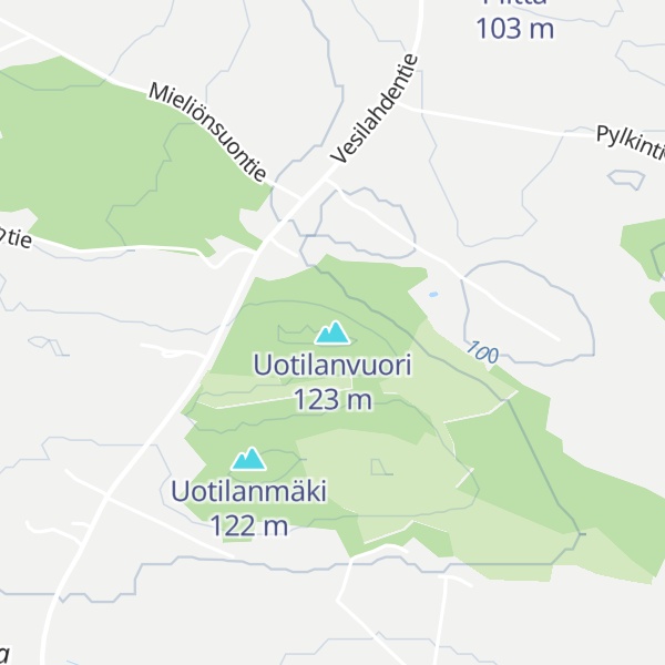 Map of Uotilanvuori